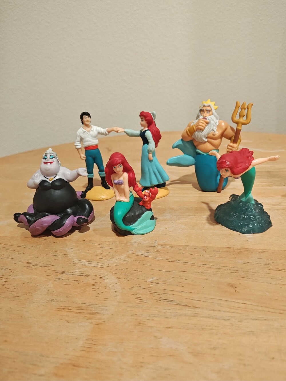 Vintage 90s Disney The Little Mermaid Figurine Set - Applause Brand